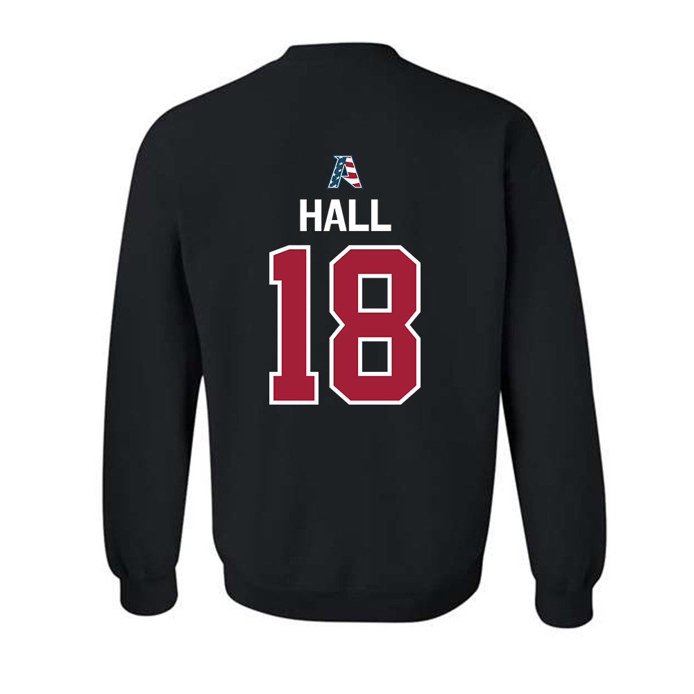 Arkansas - NCAA Football : Jude Hall - Patriotic Collectction Crewneck Sweatshirt-1