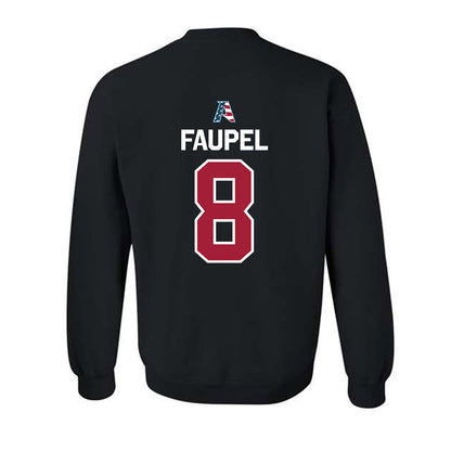 Arkansas - NCAA Football : Donovan Faupel - Patriotic Collectction Crewneck Sweatshirt-1