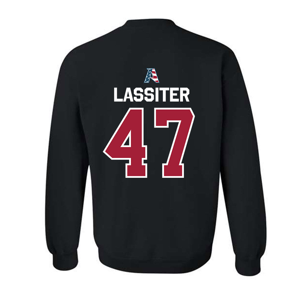 Arkansas - NCAA Football : Maddox Lassiter - Patriotic Collectction Crewneck Sweatshirt-1
