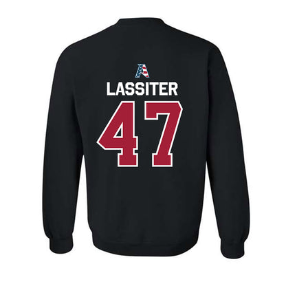 Arkansas - NCAA Football : Maddox Lassiter - Patriotic Collectction Crewneck Sweatshirt-1