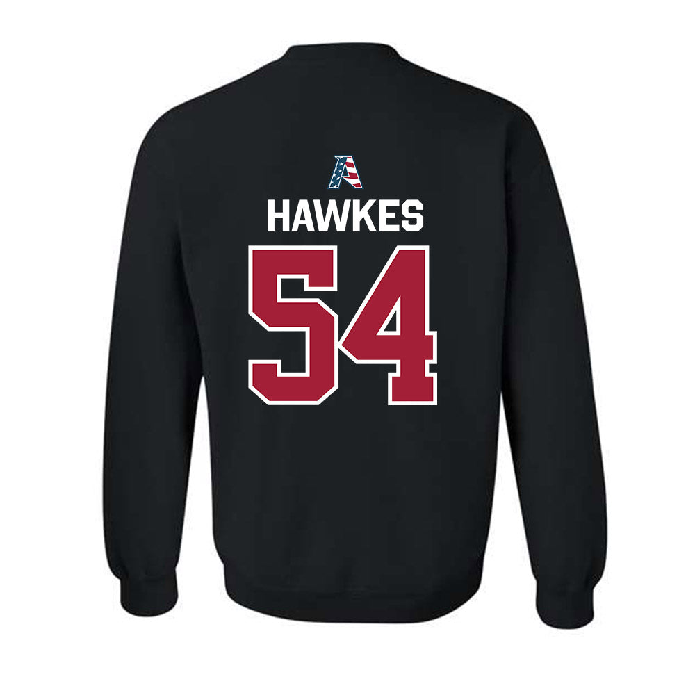 Arkansas - NCAA Football : Adam Hawkes - Patriotic Collectction Crewneck Sweatshirt-1