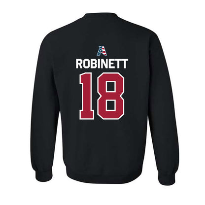 Arkansas - NCAA Baseball : Reese Robinett - Patriotic Collectction Crewneck Sweatshirt-1