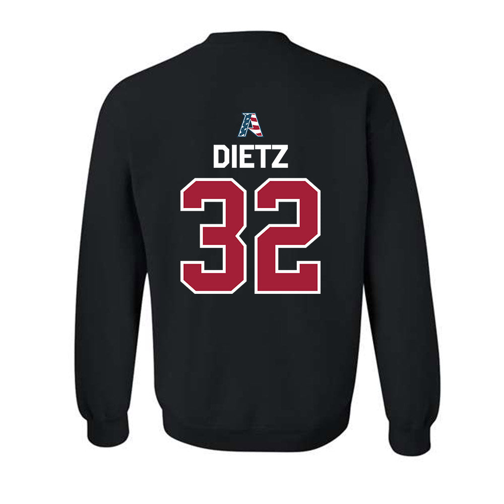 Arkansas - NCAA Baseball : Hunter Dietz - Patriotic Collectction Crewneck Sweatshirt-1