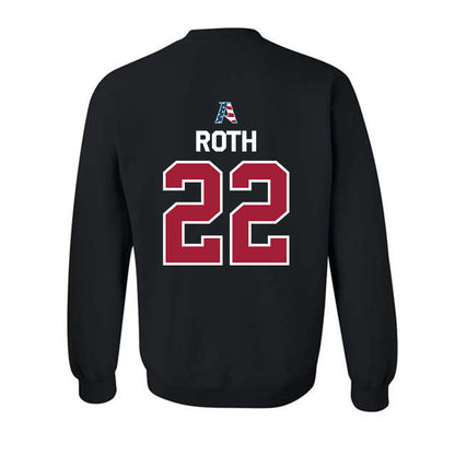 Arkansas - NCAA Women's Volleyball : Ava Roth - Patriotic Collectction Crewneck Sweatshirt-1