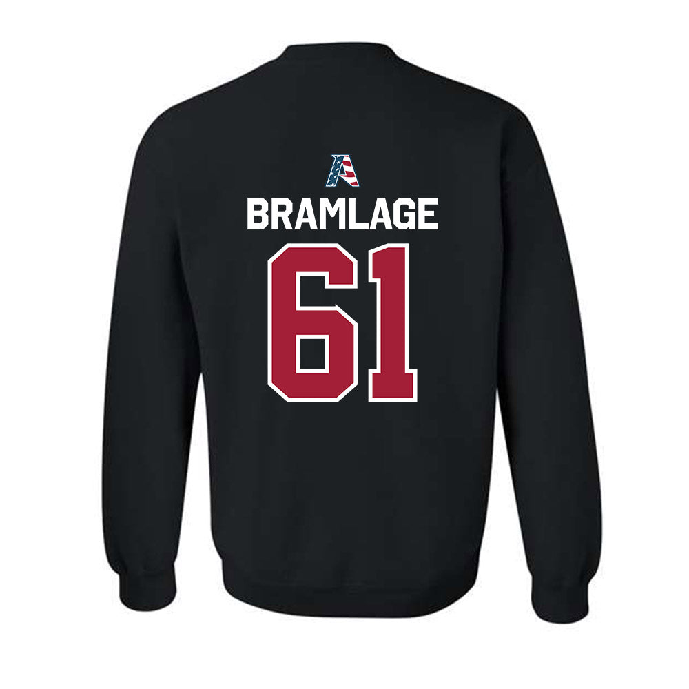 Arkansas - NCAA Football : Kaden Bramlage - Patriotic Collectction Crewneck Sweatshirt-1