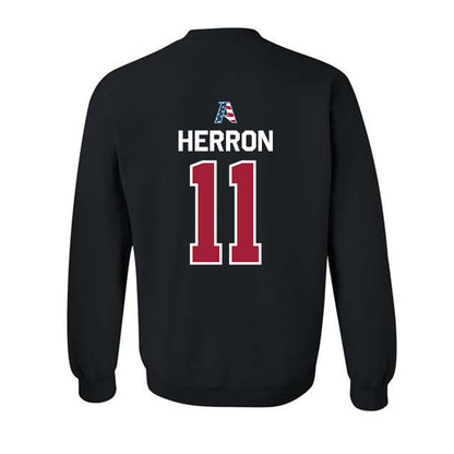 Arkansas - NCAA Softball : Robyn Herron - Patriotic Collectction Crewneck Sweatshirt-1