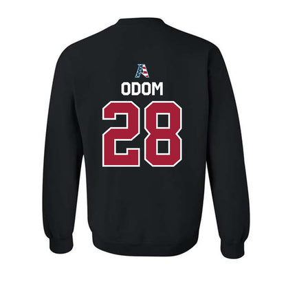 Arkansas - NCAA Football : Trajen Odom - Patriotic Collectction Crewneck Sweatshirt-1