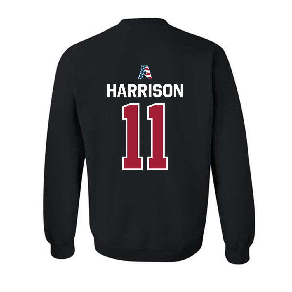 Arkansas - NCAA Football : Monte Harrison - Patriotic Collectction Crewneck Sweatshirt-1