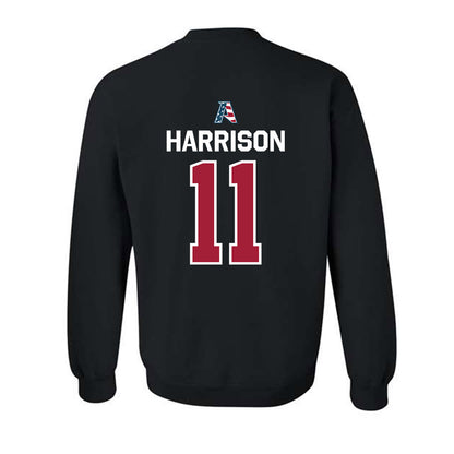 Arkansas - NCAA Football : Monte Harrison - Patriotic Collectction Crewneck Sweatshirt-1