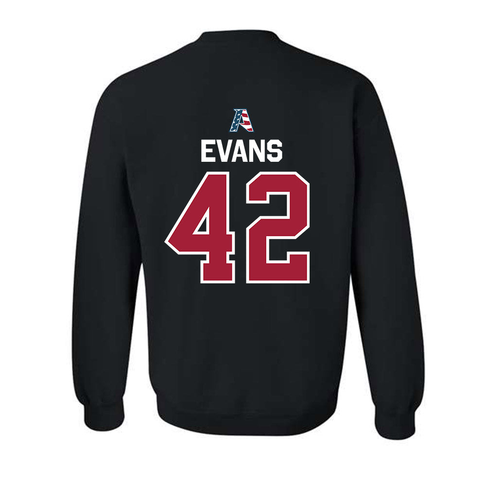 Arkansas - NCAA Football : Jeremy Evans - Patriotic Collectction Crewneck Sweatshirt-1