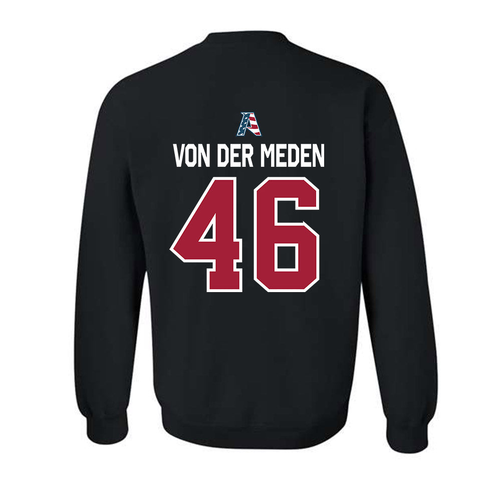 Arkansas - NCAA Football : Charlie von der Meden - Patriotic Collectction Crewneck Sweatshirt-1