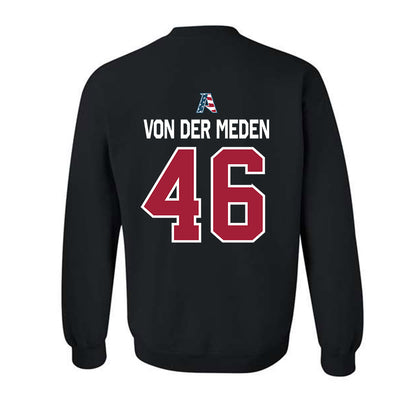 Arkansas - NCAA Football : Charlie von der Meden - Patriotic Collectction Crewneck Sweatshirt-1