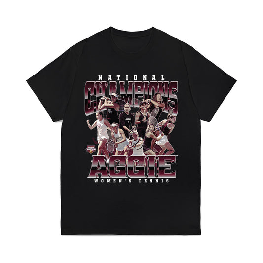 Texas A&M - NCAA Womens Tennis : National Champions 2026 Team Collage Comfort Colors T-Shirt-0