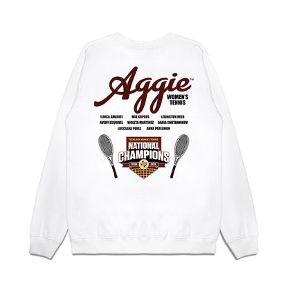 Texas A&M - NCAA Womens Tennis : National Champions 2026 Premium Crewneck Sweatshirt-1