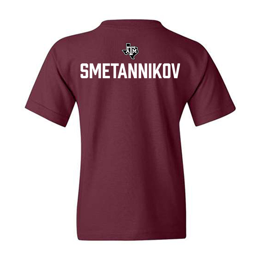Texas A&M - NCAA Women's Tennis : Daria Smetannikov - National Champions 2026 Youth T-Shirt-1
