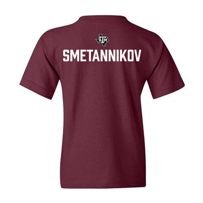 Texas A&M - NCAA Women's Tennis : Daria Smetannikov - National Champions 2026 Youth T-Shirt-1