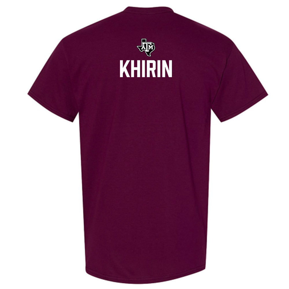 Texas A&M - NCAA Women's Tennis : Nicole Khirin - National Champions 2026 T-Shirt-1