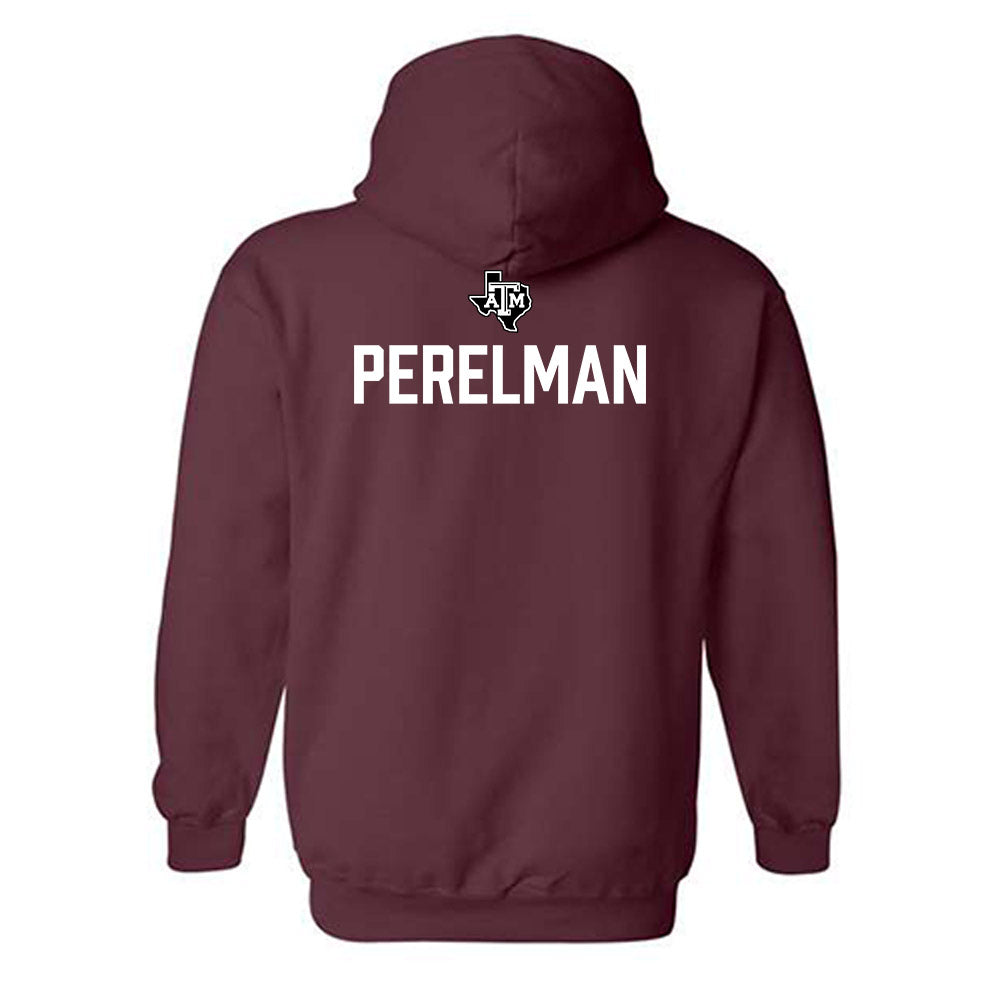 Texas A&M - NCAA Women's Tennis : Anna Perelman - National Champions 2026 Hooded Sweatshirt-1