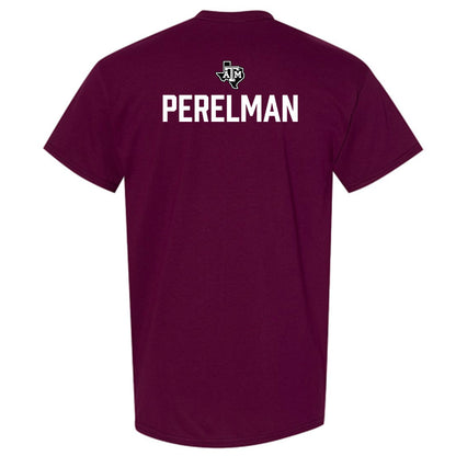Texas A&M - NCAA Women's Tennis : Anna Perelman - National Champions 2026 T-Shirt-1