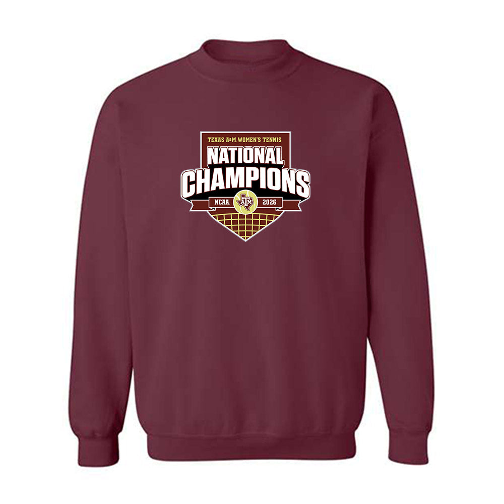 Texas A&M - NCAA Women's Tennis : Lexington Reed - National Champions 2026 Crewneck Sweatshirt-0