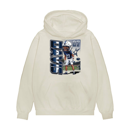 Penn State - NCAA Football : Omarion Davis - Caricature Premium Hooded Sweatshirt-0
