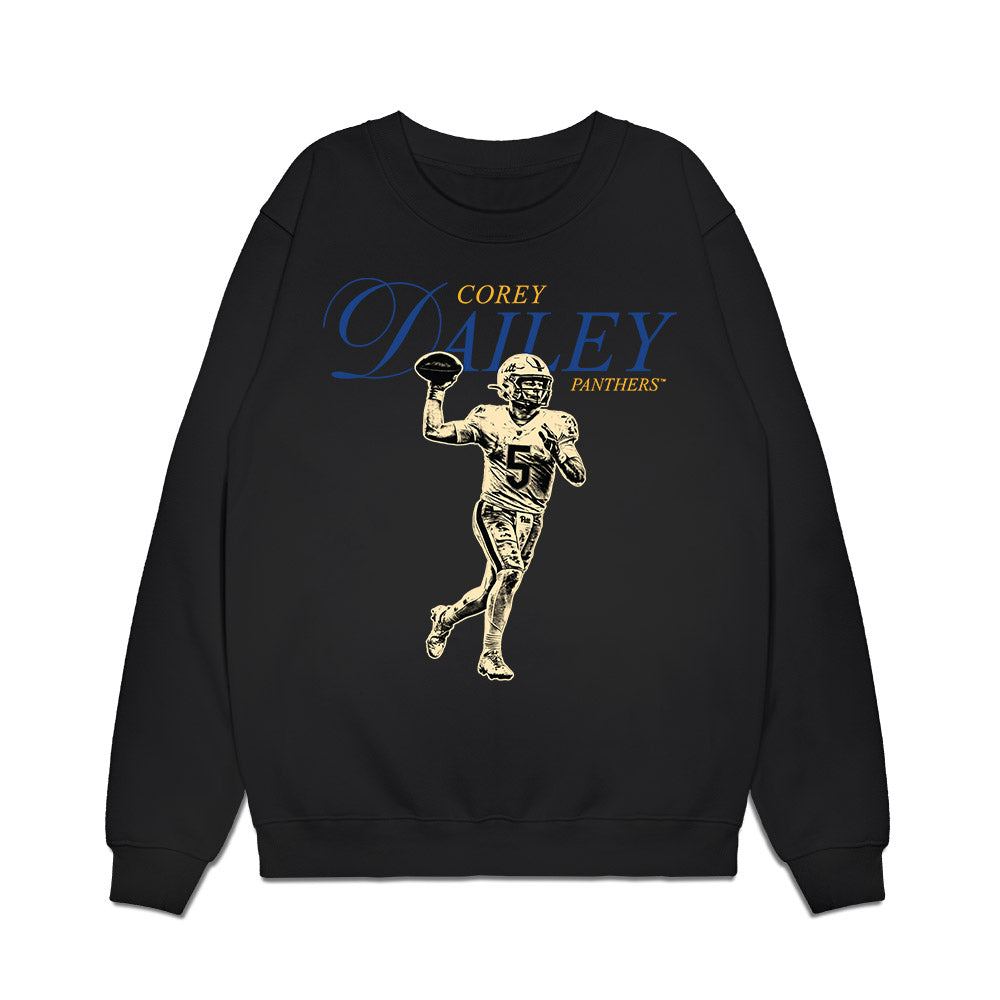 Pittsburgh - NCAA Football : Corey Dailey - Graphic Premium Crewneck Sweatshirt-0