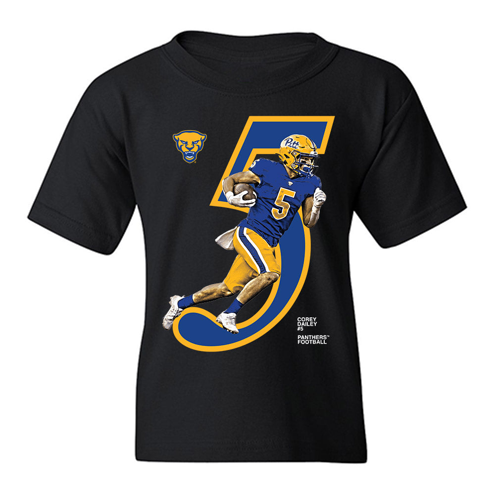 Pittsburgh - NCAA Football : Corey Dailey - Graphic Breakthrough Youth T-Shirt-0