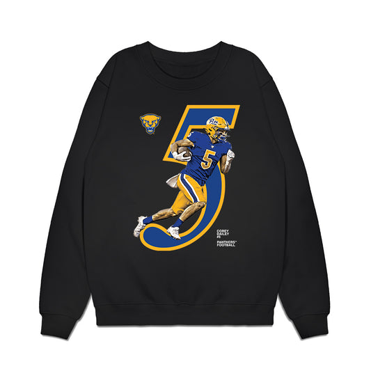 Pittsburgh - NCAA Football : Corey Dailey - Graphic Breakthrough Premium Crewneck Sweatshirt-0