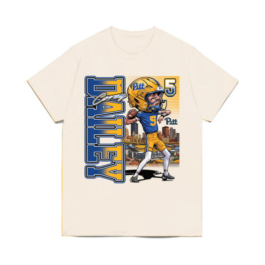 Pittsburgh - NCAA Football : Corey Dailey - Caricature Comfort Colors T-Shirt-0
