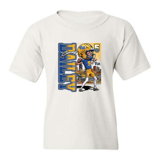 Pittsburgh - NCAA Football : Corey Dailey - Caricature Youth T-Shirt-0