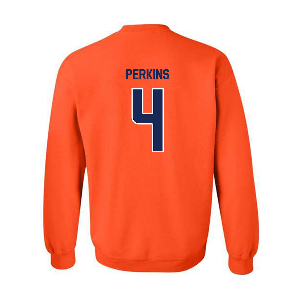 FPU - NCAA Baseball : Garrett Perkins - Classic Shersey Crewneck Sweatshirt-1