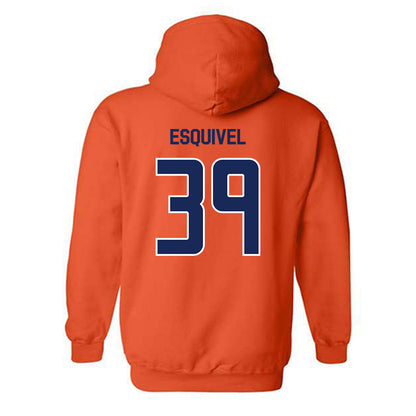 FPU - NCAA Baseball : Isaac Esquivel - Classic Shersey Hooded Sweatshirt-1