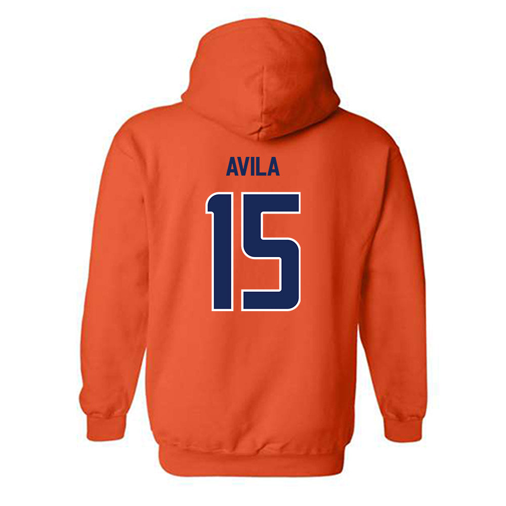 FPU - NCAA Men's Soccer : Alejandro Avila - Classic Shersey Hooded Sweatshirt-1