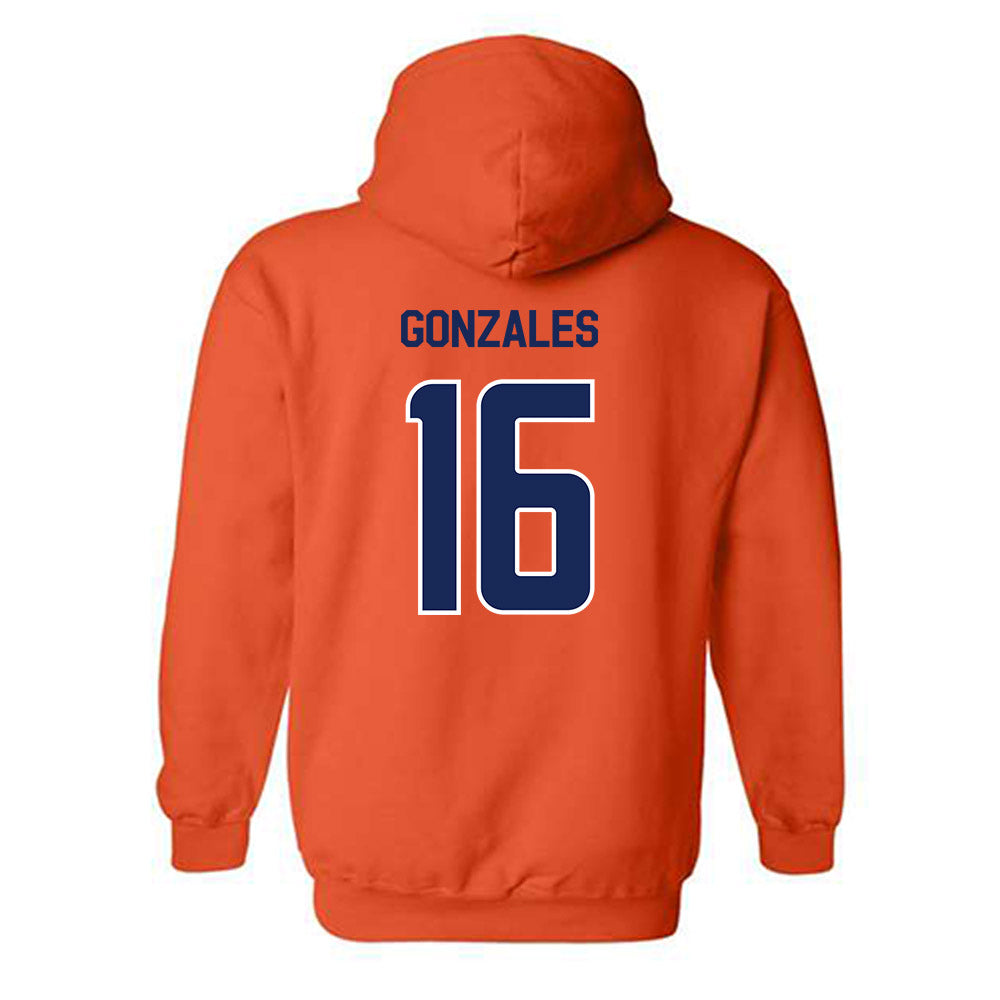 FPU - NCAA Men's Water Polo : Jordan Gonzales - Classic Shersey Hooded Sweatshirt-1