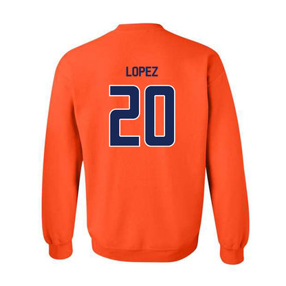 FPU - NCAA Men's Soccer : Bryan Lopez - Classic Shersey Crewneck Sweatshirt-1