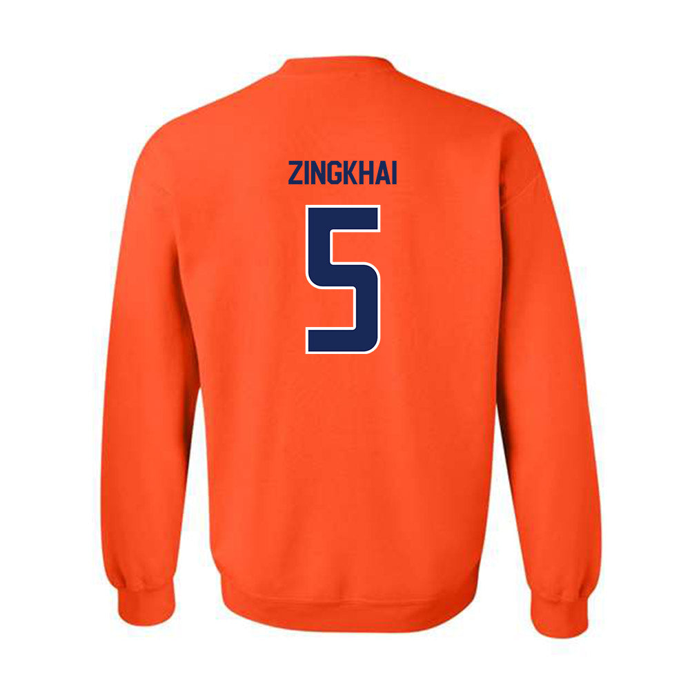 FPU - NCAA Men's Soccer : Wungsem Zingkhai - Classic Shersey Crewneck Sweatshirt-1