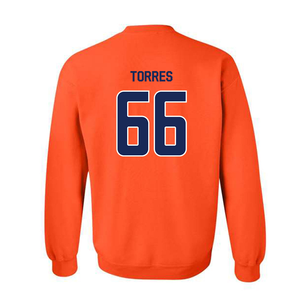 FPU - NCAA Baseball : Rogelio Torres - Classic Shersey Crewneck Sweatshirt-1