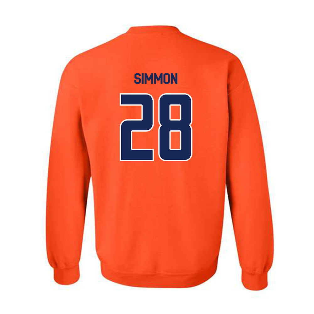 FPU - NCAA Baseball : Zach Simmon - Classic Shersey Crewneck Sweatshirt-1