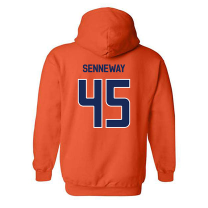 FPU - NCAA Baseball : Dylan Senneway - Classic Shersey Hooded Sweatshirt-1