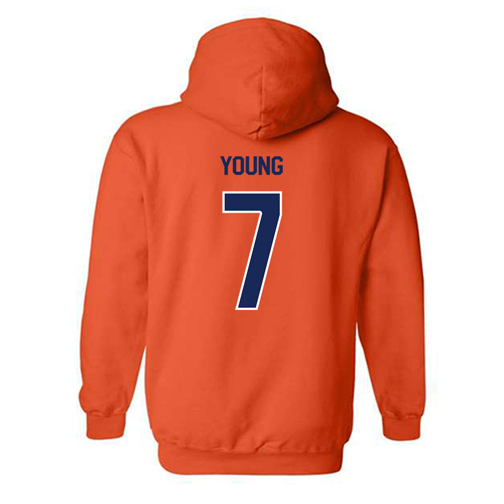 FPU - NCAA Men's Water Polo : Luke Young - Classic Shersey Hooded Sweatshirt-1