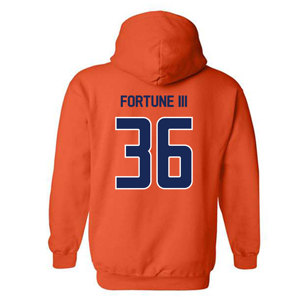 FPU - NCAA Men's Soccer : Allen Fortune III - Classic Shersey Hooded Sweatshirt-1