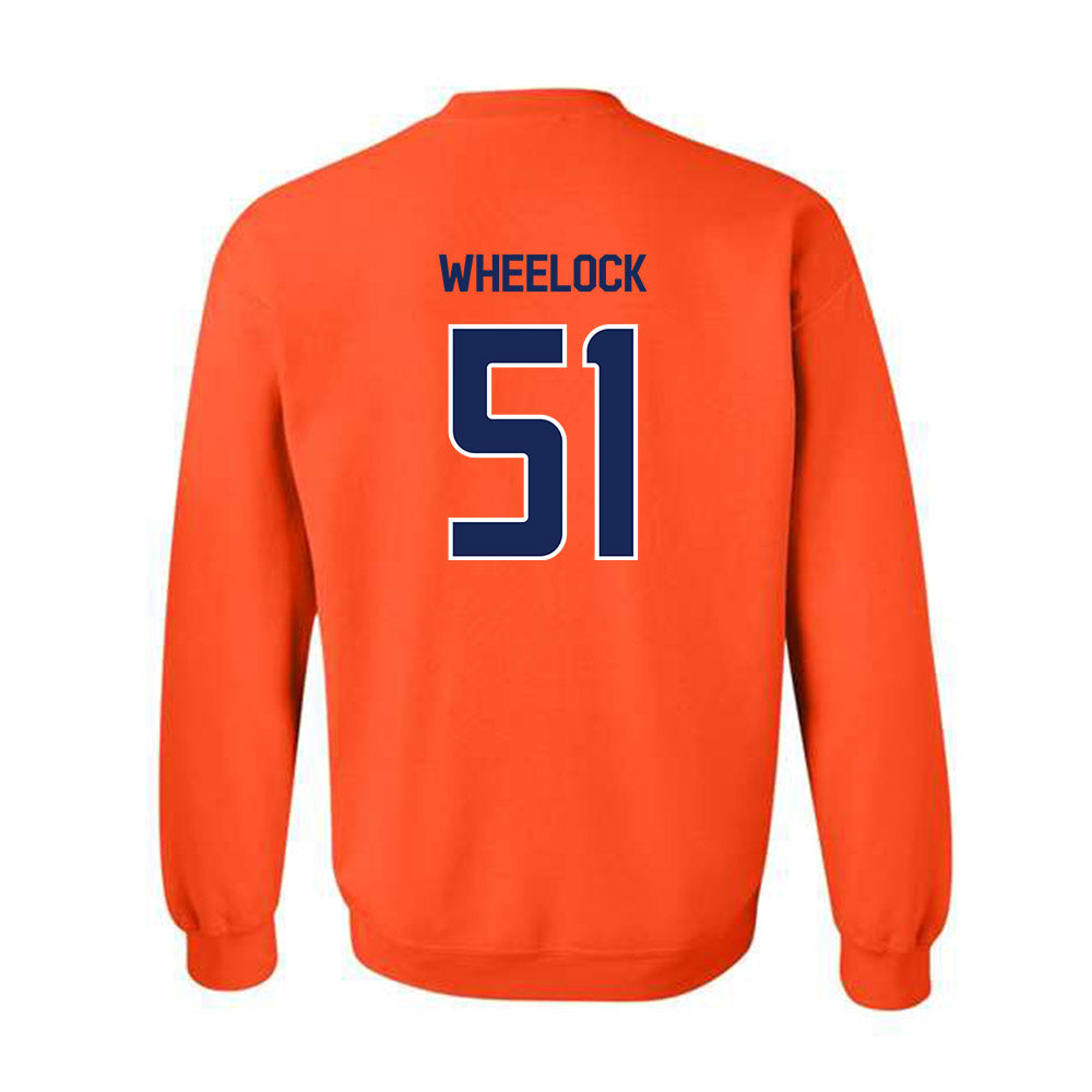 FPU - NCAA Baseball : Titus Wheelock - Classic Shersey Crewneck Sweatshirt-1