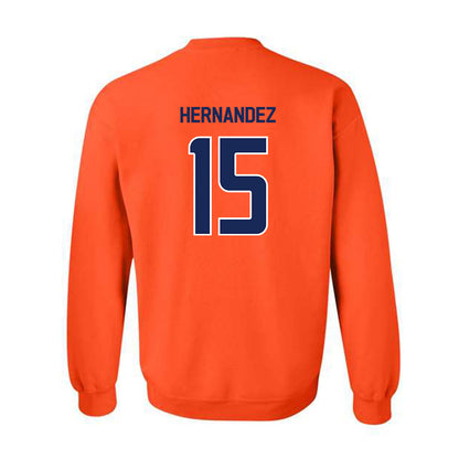 FPU - NCAA Women's Soccer : Karyme Hernandez - Classic Shersey Crewneck Sweatshirt-1