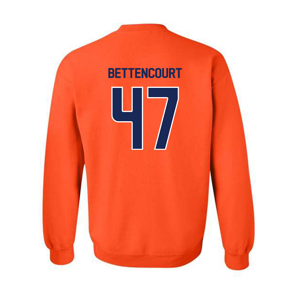 FPU - NCAA Baseball : Matt Bettencourt - Classic Shersey Crewneck Sweatshirt-1