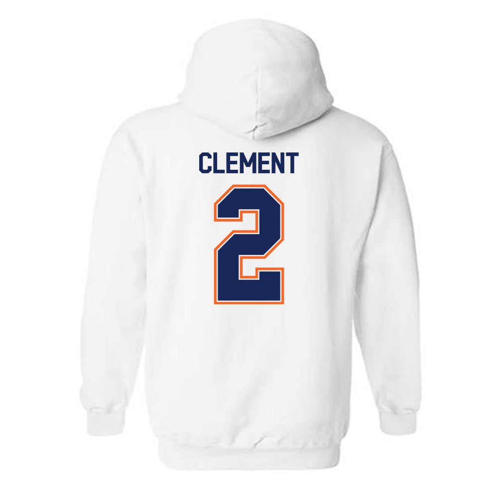 FPU - NCAA Baseball : Chris Clement - Classic Shersey Hooded Sweatshirt-1