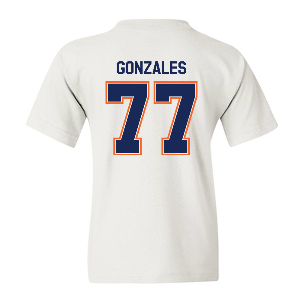 FPU - NCAA Baseball : Tyler Gonzales - Classic Shersey Youth T-Shirt-1