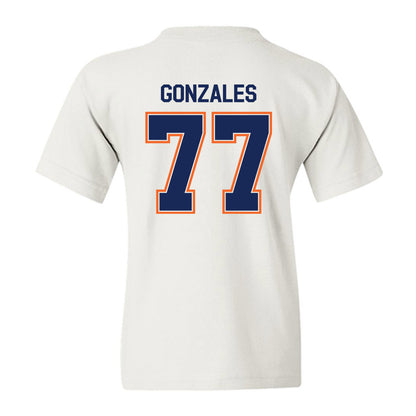 FPU - NCAA Baseball : Tyler Gonzales - Classic Shersey Youth T-Shirt-1