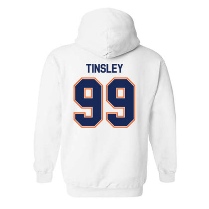 FPU - NCAA Baseball : Dustin Tinsley - Classic Shersey Hooded Sweatshirt-1