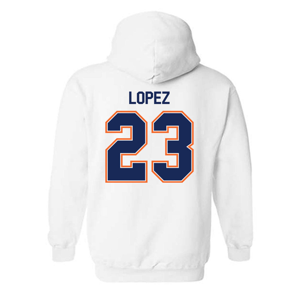 FPU - NCAA Baseball : Alex Lopez - Classic Shersey Hooded Sweatshirt-1