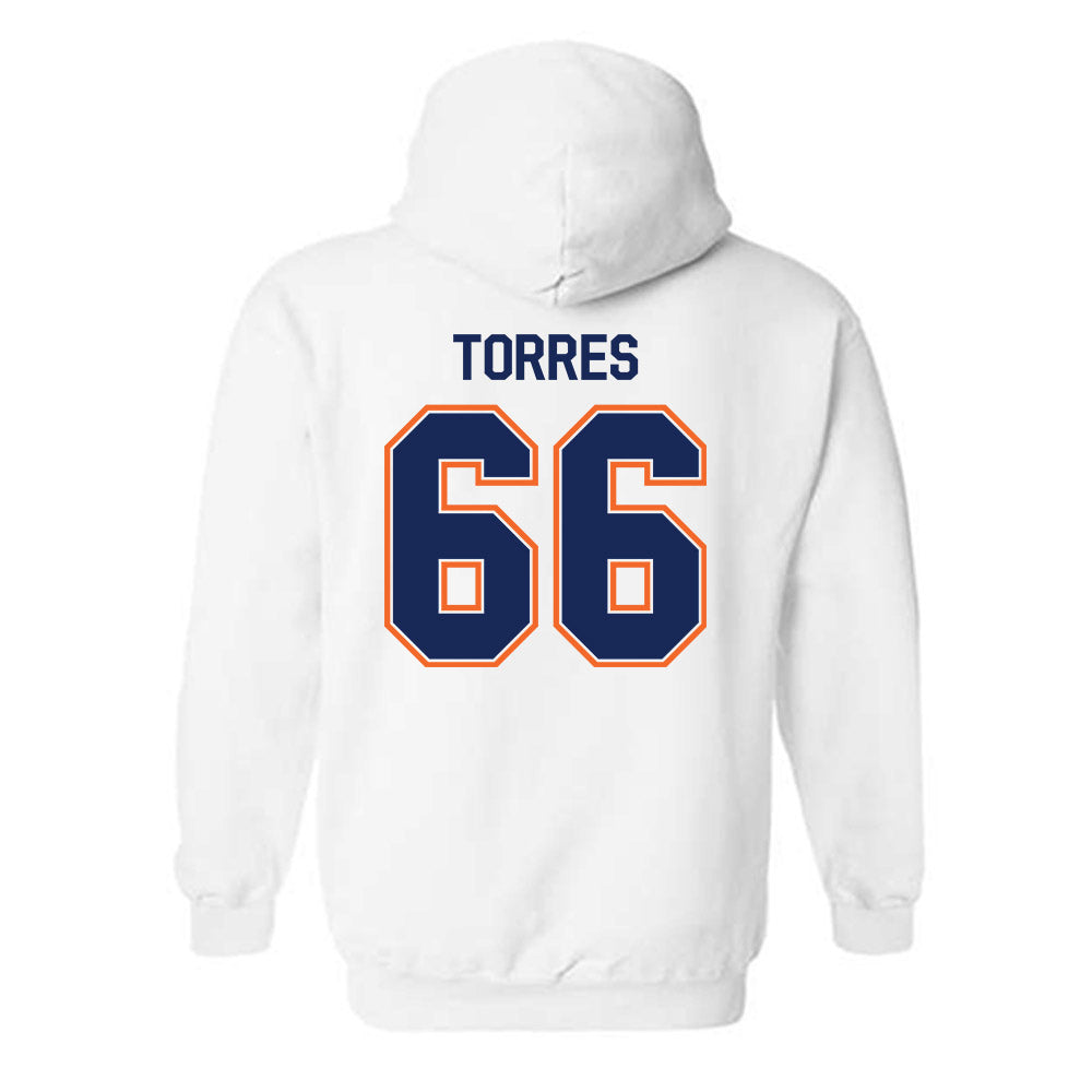 FPU - NCAA Baseball : Rogelio Torres - Classic Shersey Hooded Sweatshirt-1